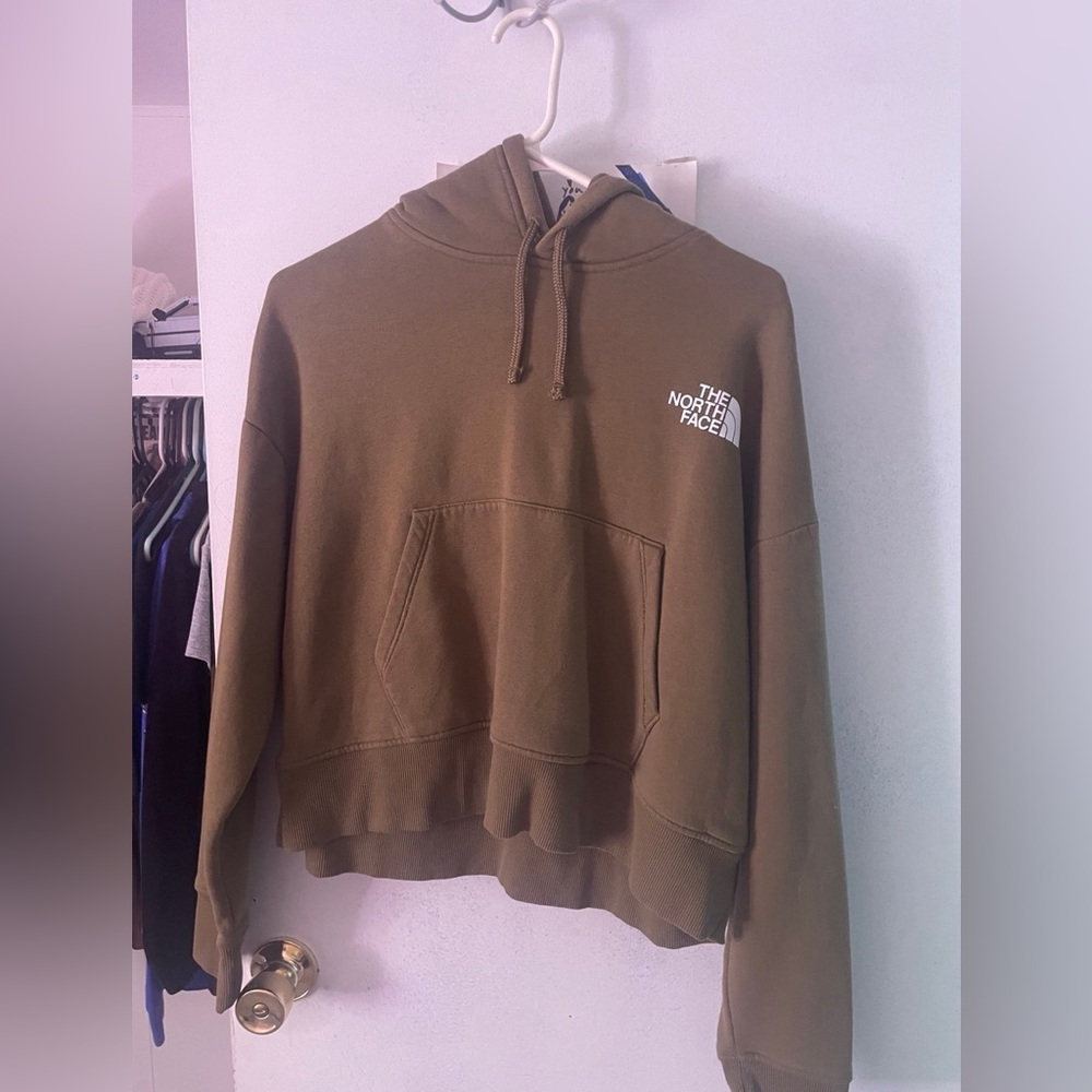 Army Green North Face Hoodie